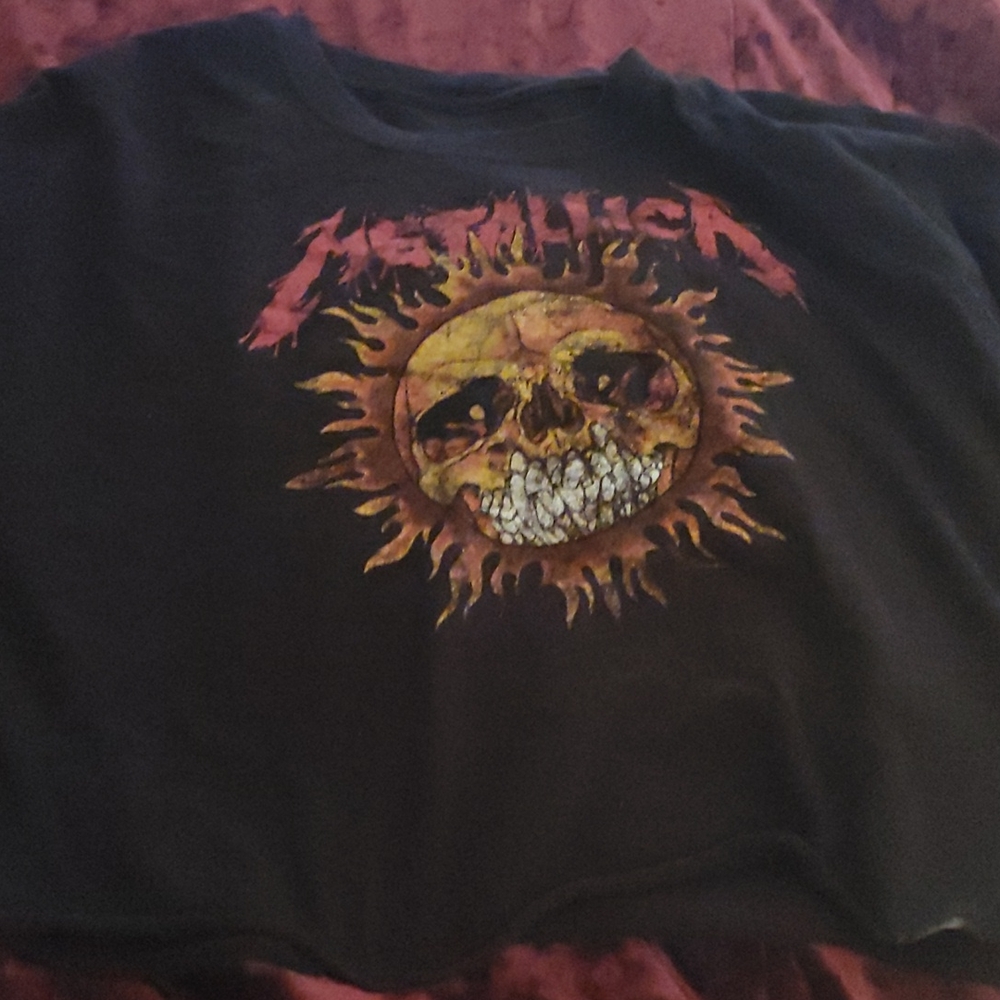 Metallica Crop Top